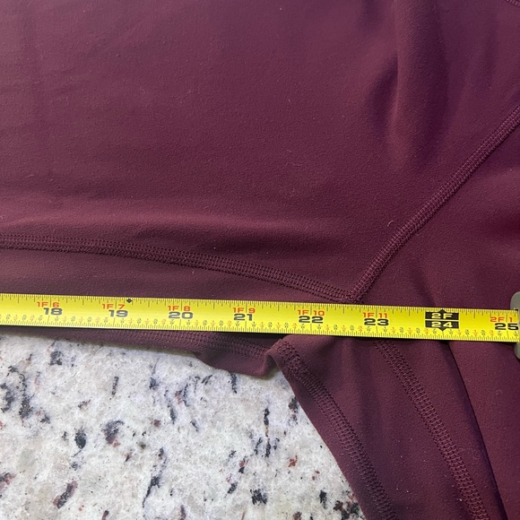 Lululemon Burgundy Leggings - Picture 8 of 9